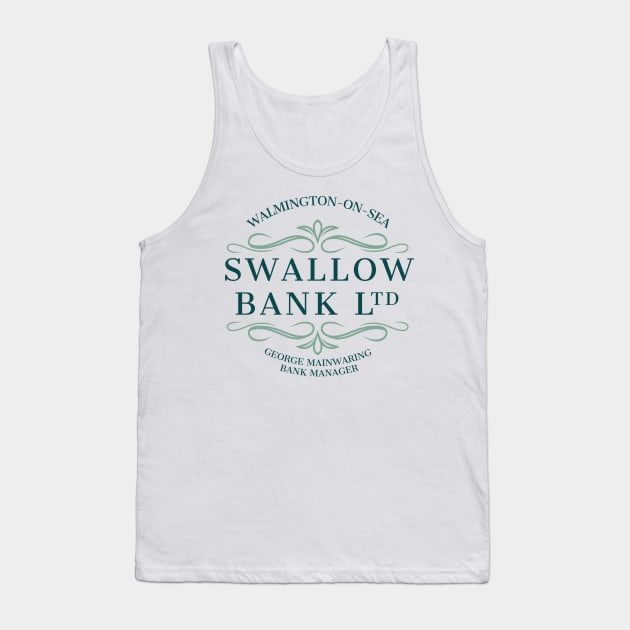 Dad's Army Swallow Bank Mainwaring Pike Jones Tank Top by SonnyBoyDesigns